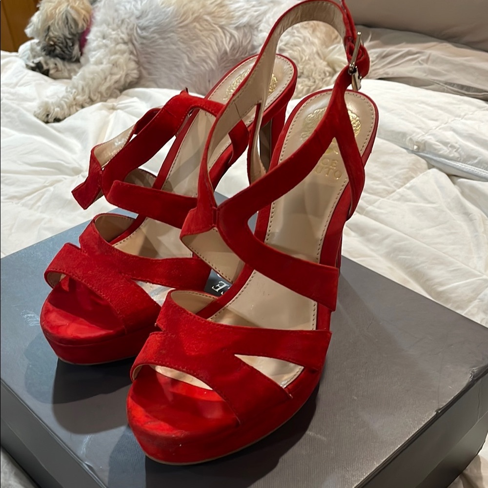Vince Camuto suede shoes. Style: VP-JENIQUE